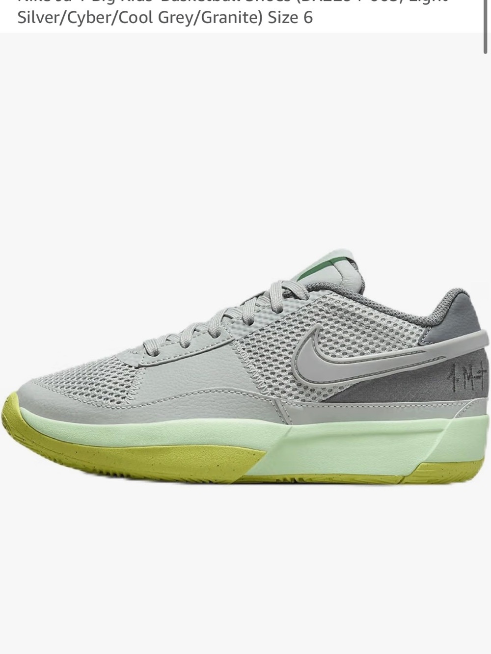 Ja Morant Nike’s, Size 4Y